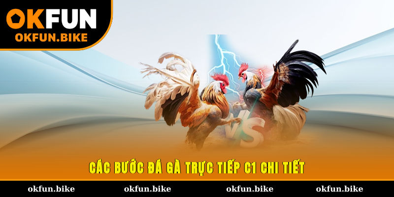 Các bước đá gà trực tiếp C1 chi tiết