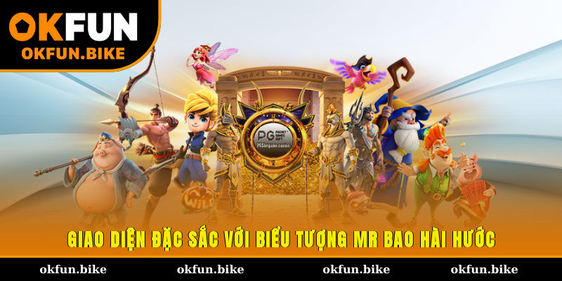 Giao diện đặc sắc với biểu tượng Mr Bao hài hước